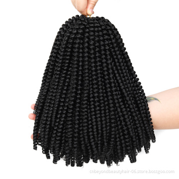 12 inch Passion twist Curly Crochet hair Braid synthetic Braiding Hair Extensions Spring Twist Hair Crochet Braids